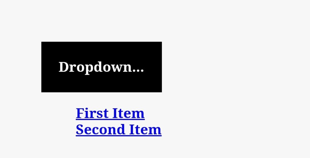 How To Create A CSS Dropdown Menu On Click