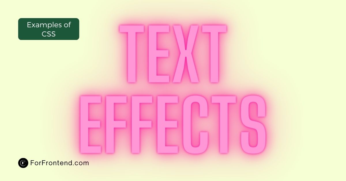 CSS Text Animations
