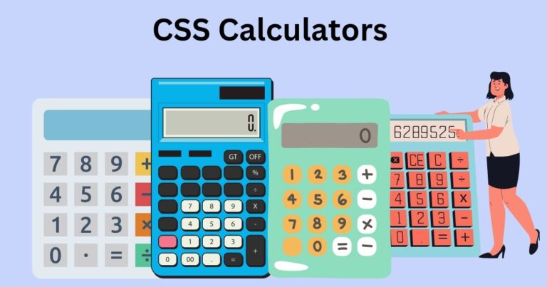 5 Attractive CSS Calculators