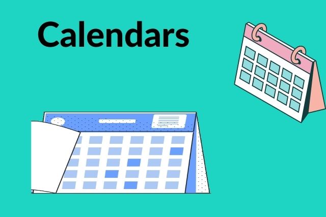Examples of CSS and JavaScript Calendars