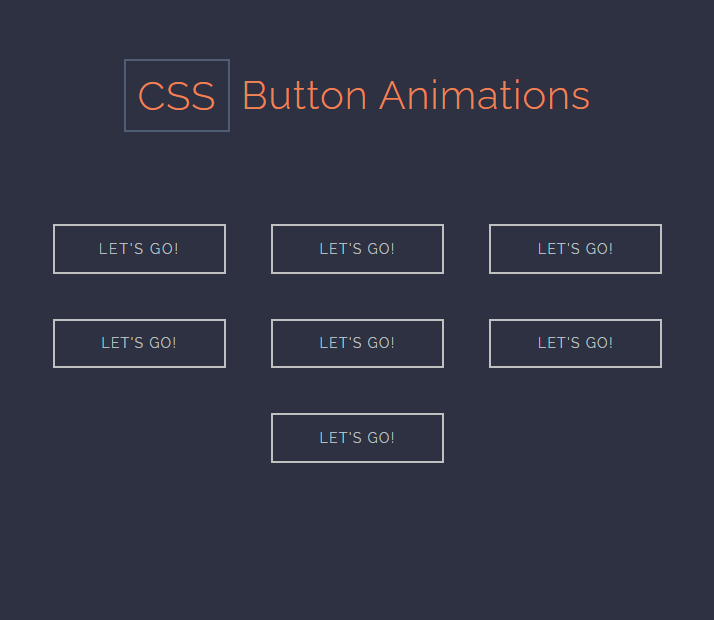 16+ CSS Button Hover Effects