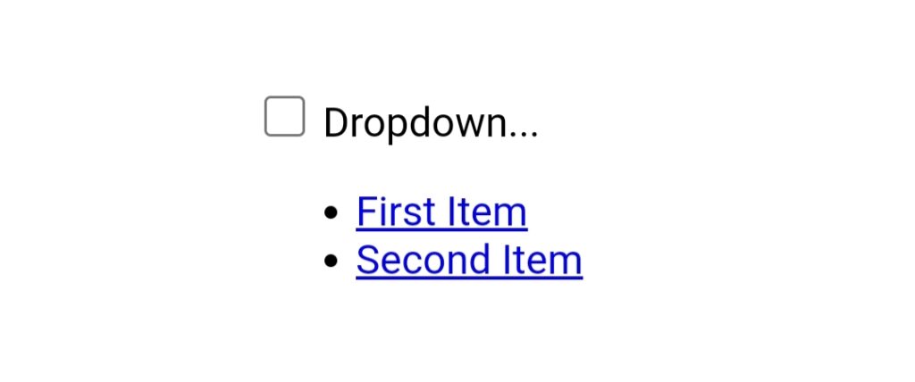 How to Create a CSS Dropdown Menu On Click