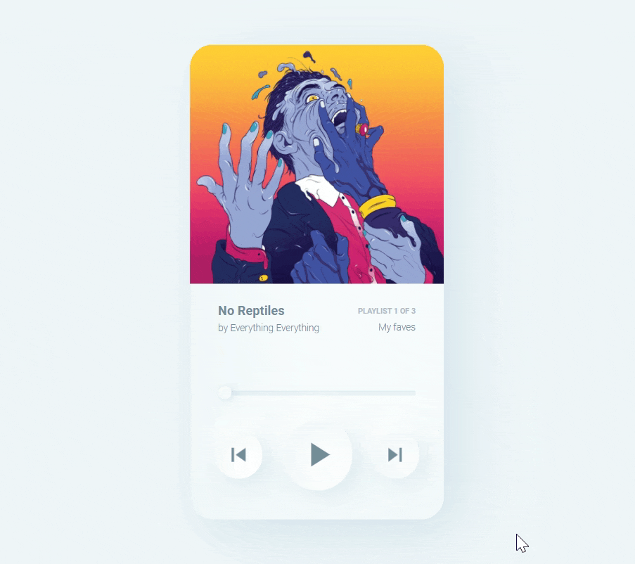 Music Player Card | Music Player UI Design
