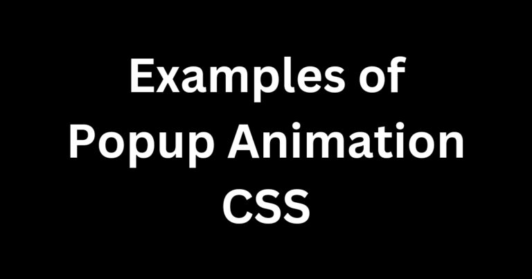 15 Popup Animation CSS