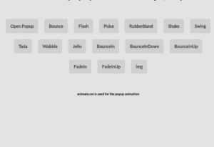 15+ Popup Animation CSS