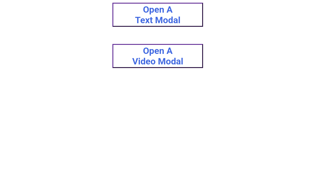 Simple Video Model in CSS