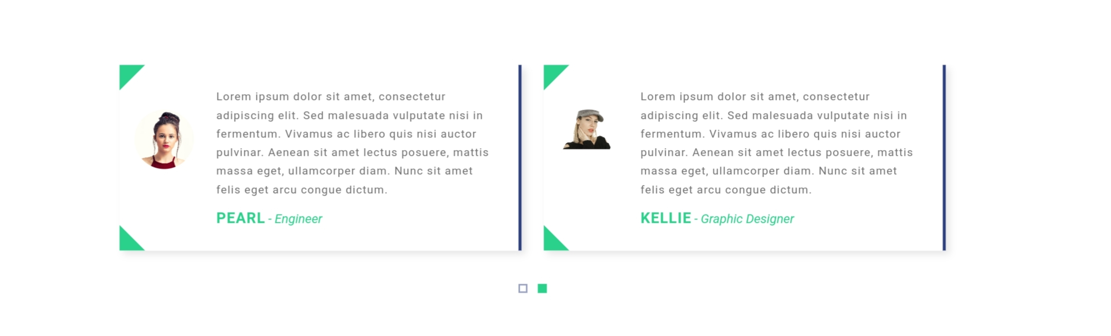 Beautiful Pure CSS Testimonial Slider