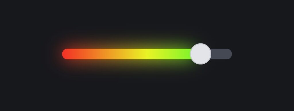 Range Slider With Glowing Gradient