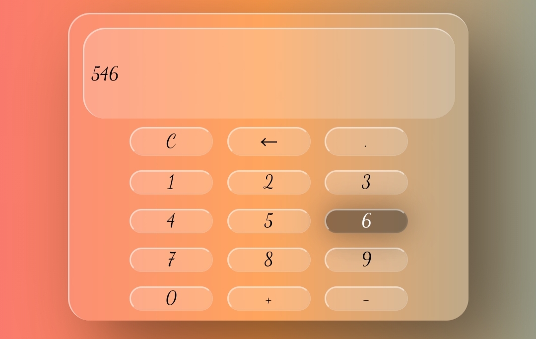 CSS CALCULATOR DESIGN