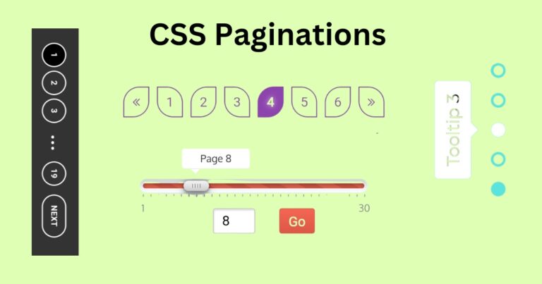 CSS Paginations