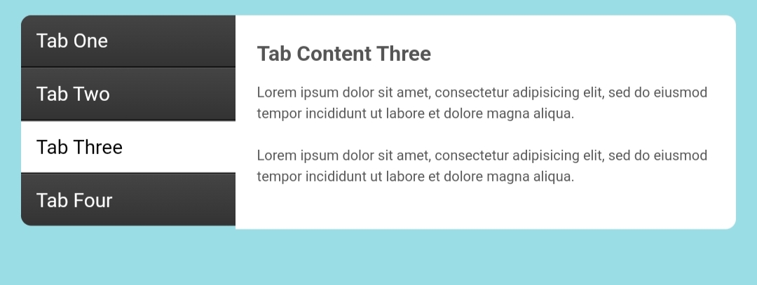 Simple & Responsive Vertical Tab Navigation