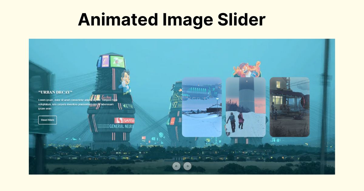 CSS Animated Responsive Image Carousel