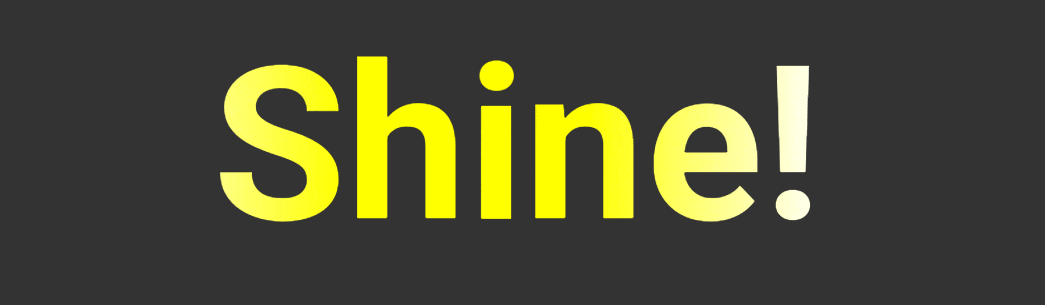 Animated Gradient Shine Text