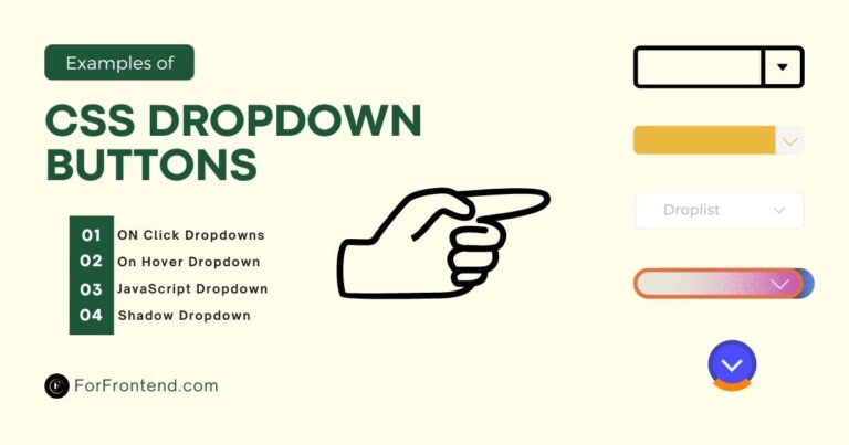 Examples of CSS Dropdown Buttons