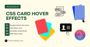 15 CSS Card Hover Effects - For Frontend
