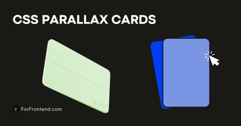 CSS Parallax cards