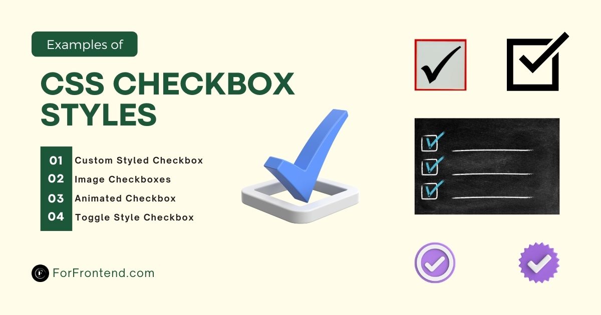 CSS Checkbox Styles