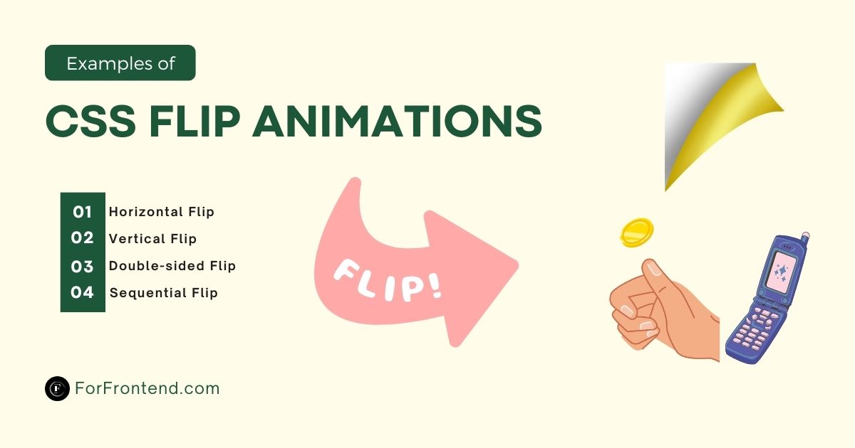 Examples of CSS Flip Animations