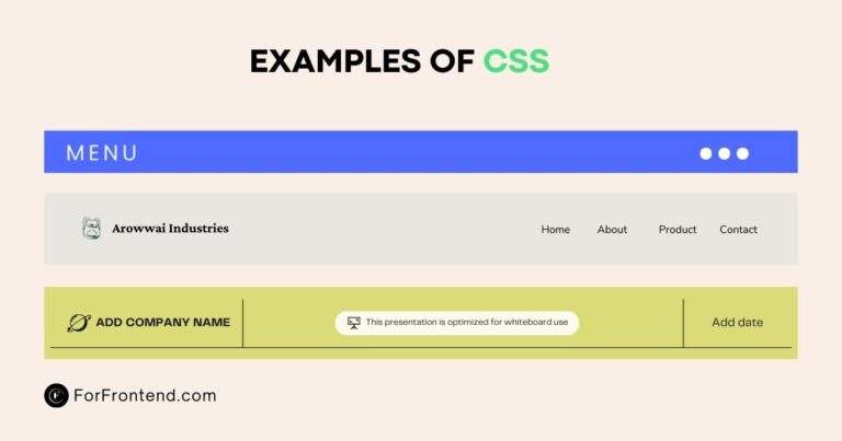 CSS Sticky Navbar Examples