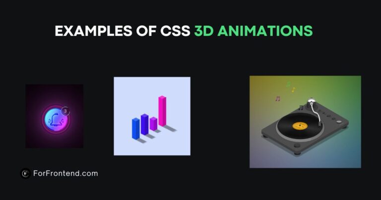 Examples of CSS 3D Animations