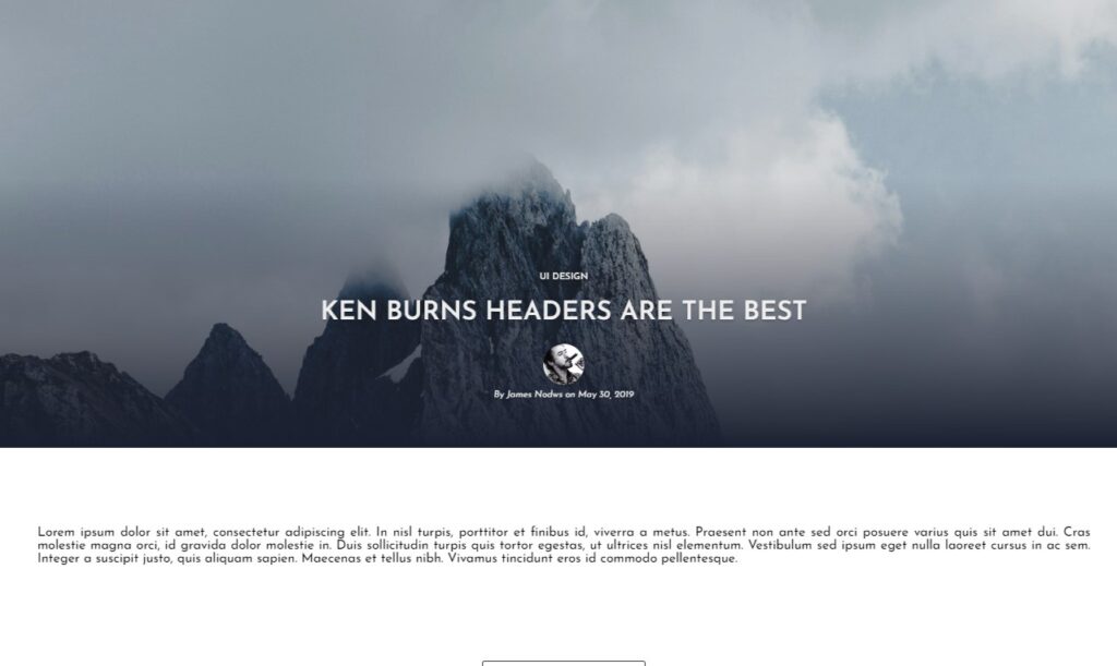 16 Cool CSS Headers - ForFrontend