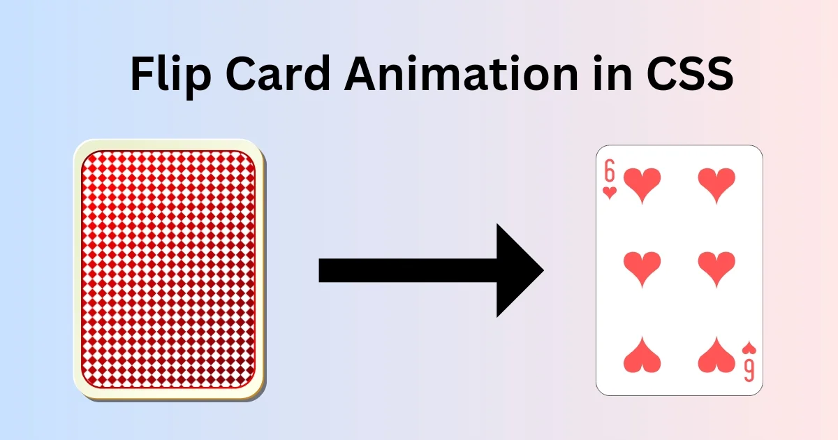 How do you make a card flip animation