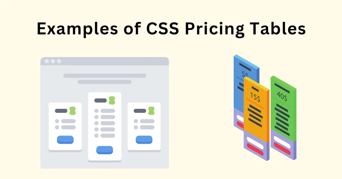 CSS Pricing Tables
