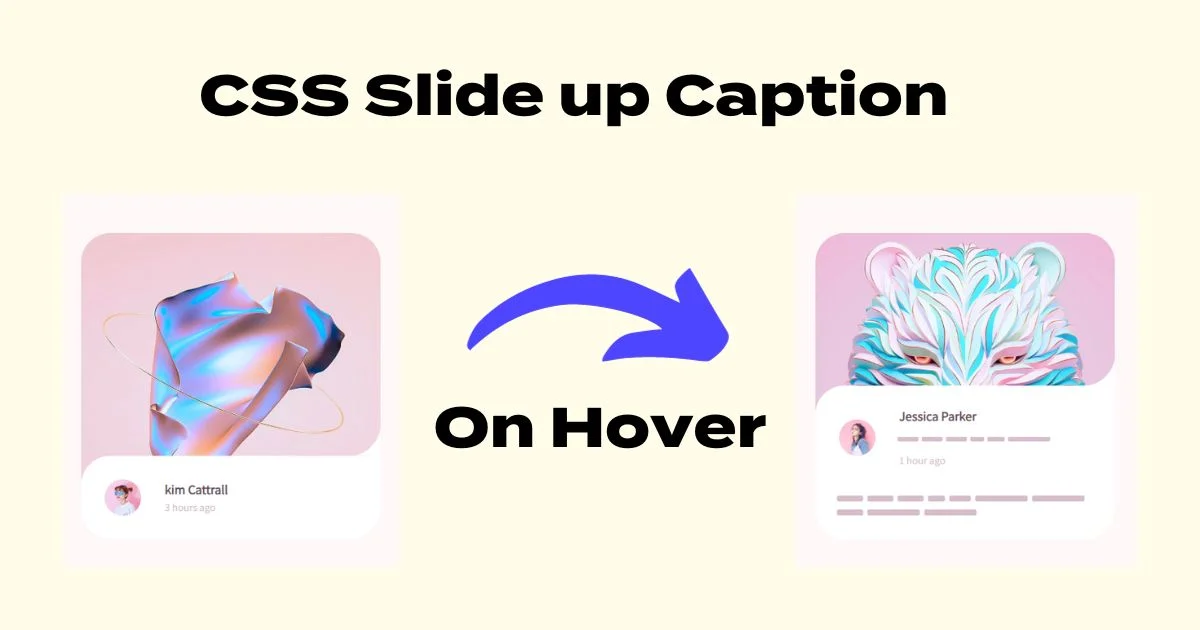 Creating a CSS Slide-up Caption Hover Effect