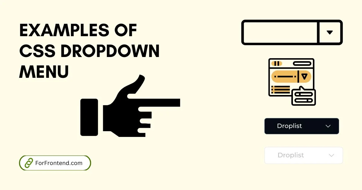 CSS Dropdown Menu Style